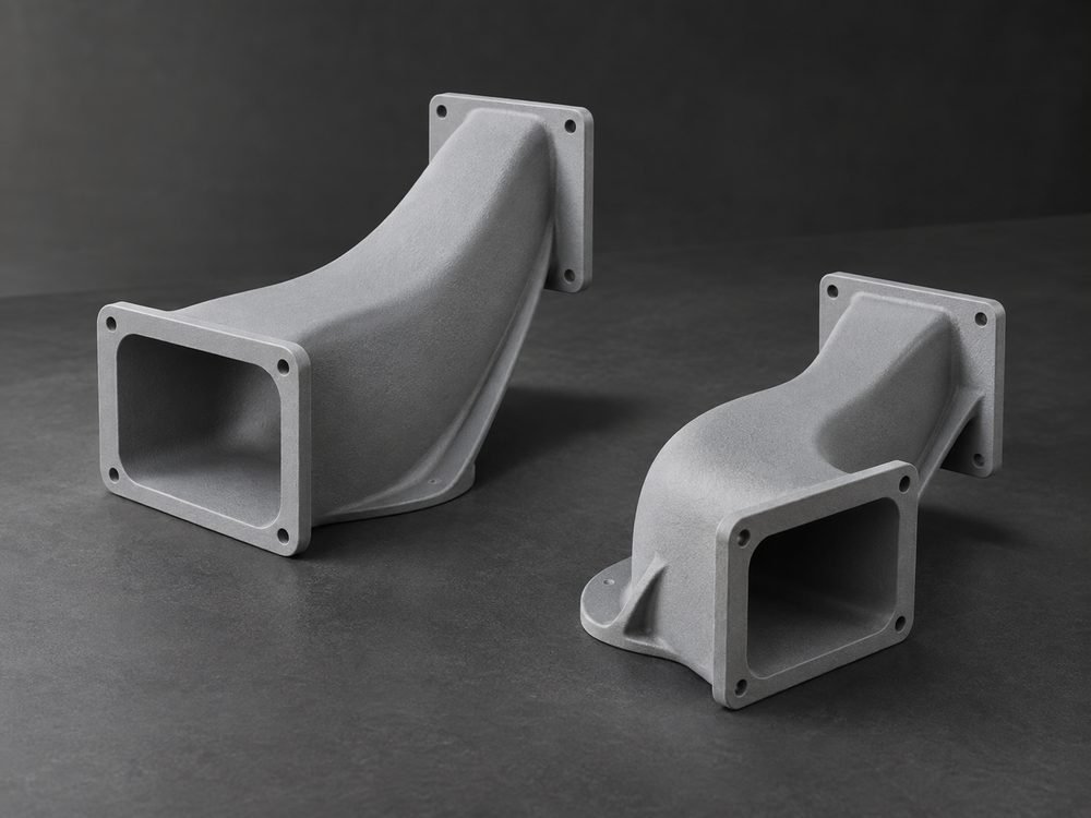 Pieza flexible impresa en TPU